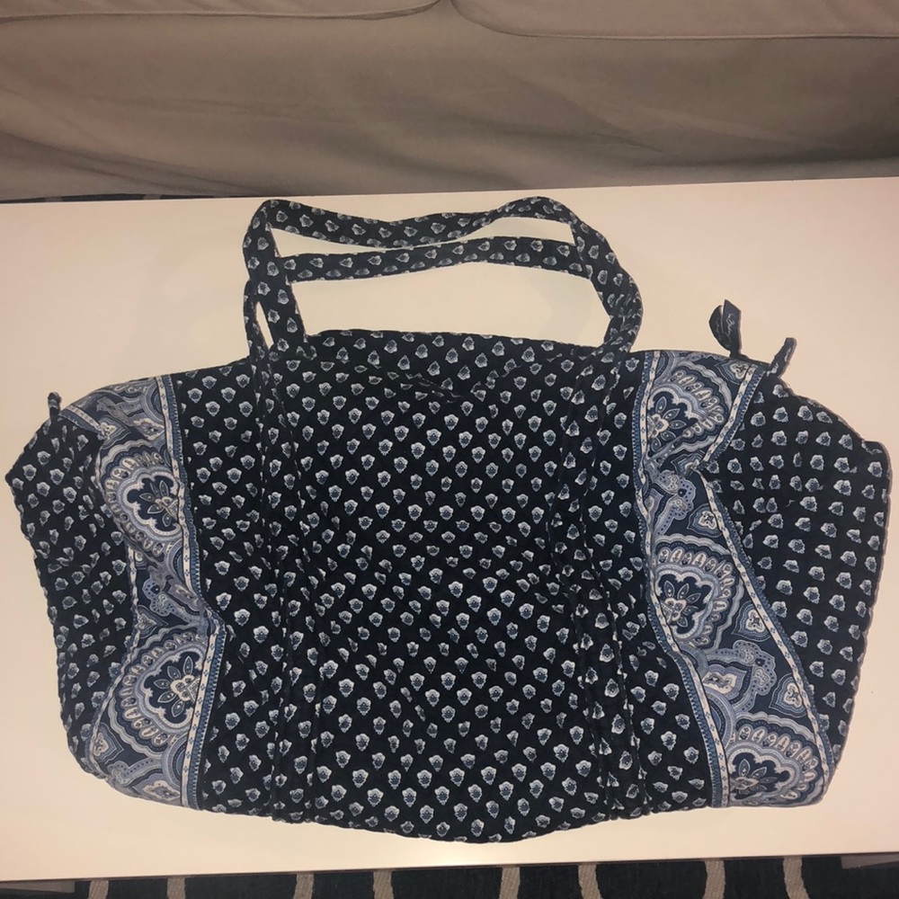 Vera Bradley Navy Duffel Bag